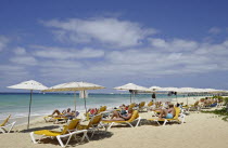 Cape Verde Islands, Santa Maria Beach.