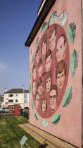 Ireland, Derry, The People's Gallery series of murals in the Bogside, Mural known as "Bloody Sunday Victims mural".