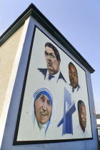 Ireland, Derry, The People's Gallery series of murals in the Bogside, Mural known as "A Tribute to John Hume".