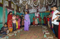 Bangladesh, Chittagong, Comilla, BRAC students in a  primary classroom.