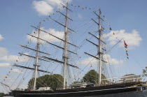 England, London, Cutty Sark at Greenwich.