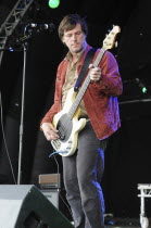 Music, Strings, Guitars, Bassplayer at Guilfest 2011.