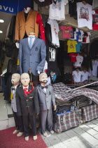 Turkey, Istanbul, Fatih, Sultanahmet, Shop selling clothing.