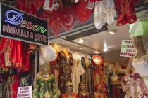Turkey, Istanbul, Fatih, Sultanahmet, Shop selling traditional clothing.