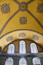 Turkey, Istanbul, Fatih, Sultanahmet, Haghia Sofia interior.