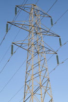 Energy, Power, Electricty, Pylons in the Hampshire countryside, England.