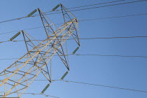 Energy, Power, Electricty, Pylons in the Hampshire countryside, England.