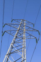 Energy, Power, Electricty, Pylons in the Hampshire countryside, England.