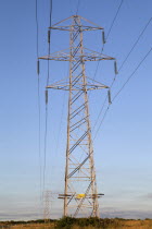 Energy, Power, Electricty, Pylons in the Hampshire countryside, England.