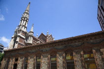 Spain, Catalonia, Barcelona, Eixample, Church of Sant Francesc de Sales on Passeig St Joan, a former convent chapel.