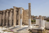 Greece, Attica, Athens, Hadrians Library.