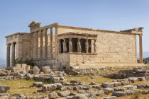 Greece, Attica, Athens, The Erechtheion, at the Acropolis.