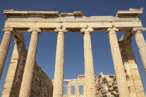 Greece, Attica, Athens, The Erechtheion, at the Acropolis.