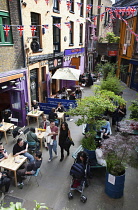 England, London, Covent Garden, Restaurants and Cafes in Neal's Yard.