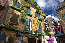 England, London, Covent Garden, Wild Food Cafe and Neal's Yard Remedies shop.