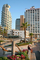 Israel, Tel Aviv, Park Plaza Orchid on Gordon Beach, Ha'yarkon Street.