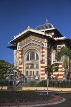 Martinique, Fort-de-France, Bibliotheque Schoelcher exterior.
