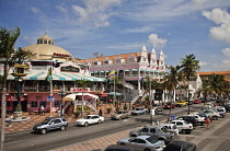 Dutch Antilles, Aruba, Oranjestad, City Centre showing colonial buildings.