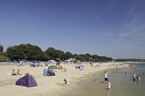 England, Dorset, Christchurch, Mudeford Beach.