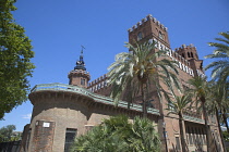 Spain, Catalonia, Barcelona, Castell dels Tres Dragons built for the 1888 Universal Exhibition now housing the Museum of Natural Science and Zoological Museum in Parc de la Ciutadella in the Old Town...