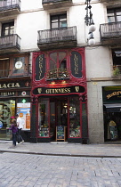 Spain, Catalonia, Barcelona, Irish bar on Carrer de Ferran in the Gothic District.