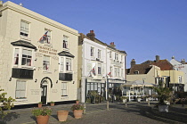 England, Kent, Deal, Restaurants and Hotels on Beach Street.