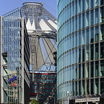 Germany, Berlin, Potzdamer Platz, Sony Centre.