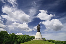 Germany, Berlin, Treptower Park, Sowjetisches Ehrenmal, Soviet War Memorial.
