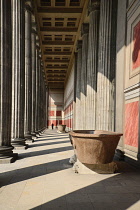 Germany, Berlin, Altes Museum, Old Museum, Entrance portico.