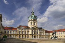 Germany, Berlin, Charlottenburg Palace, the facade of the Altes Schloss also known as Nering Eosander Building.