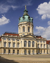 Germany, Berlin, Charlottenburg Palace, the facade of the Altes Schloss also known as Nering Eosander Building.