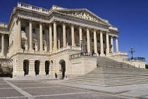 USA, Washington DC, Capitol Building, Angular iew of the House of Representatives.