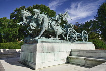 USA, Washington DC, Capitol Hill, Ulysses S. Grant Memorial, The Artillery Group.