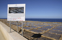 Malta, Gozo, Sea Salt Pans on the north coast.