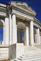 USA, Washington DC, Arlington National Cemetery, The Memorial Amphitheater, South Entrance.