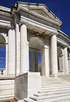 USA, Washington DC, Arlington National Cemetery, The Memorial Amphitheater, South Entrance.
