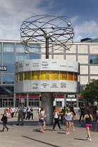 Germany, Berlin, Mitte, Alexanderplatz, the World Clock.