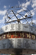 Germany, Berlin, Mitte, Alexanderplatz, the World Clock