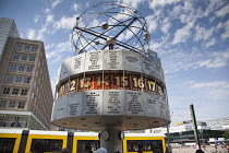 Germany, Berlin, Mitte, Alexanderplatz, the World Clock.