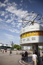 Germany, Berlin, Mitte, Alexanderplatz, the World Clock.