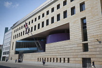 Germany, Berlin, Mitte, Exterior of the British Embassy on Wilhemstrasse designed by Michael Wilford.