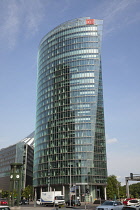 Germany, Berlin, Mitte, Potsdamer Platz, Modern office buildings.