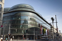 Germany, Berlin, Mitte, Exterior of Galeries Lafayette on Friedrichstrasse.