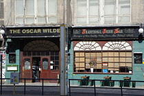 Germany, Berlin, Mitte, The exterior of the Oscar Wilde Bar on Friedrichstrasse.