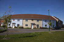 England, West Sussex, Felpham, New terraced housing development.