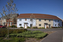 England, West Sussex, Felpham, New terraced housing development.