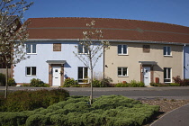 England, West Sussex, Felpham, New terraced housing development.