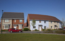 England, West Sussex, Felpham, New terraced housing development.
