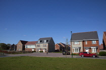 England, West Sussex, Felpham, New terraced housing development.