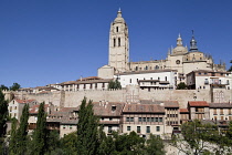 Spain, Castille-Leon, Segovia, The Cathedral.